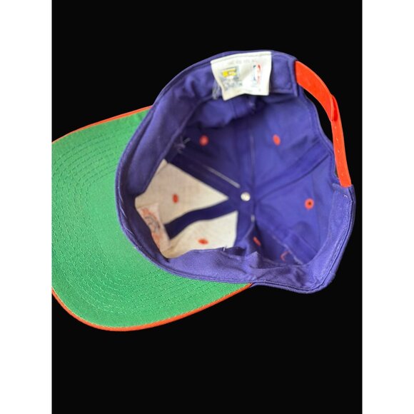 Phoenix Suns NBA Snapback Cap Purple & Orange Cotton Adjustable Hat vintage - Picture 5 of 6